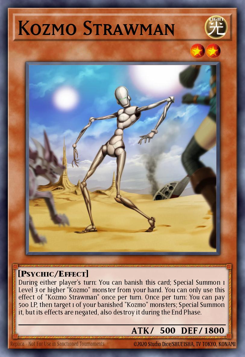 Kozmo Strawman Yu-Gi-Oh card