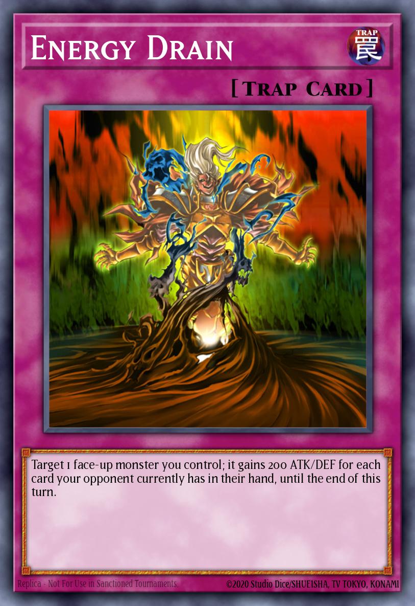 Energy Drain Yu-Gi-Oh card