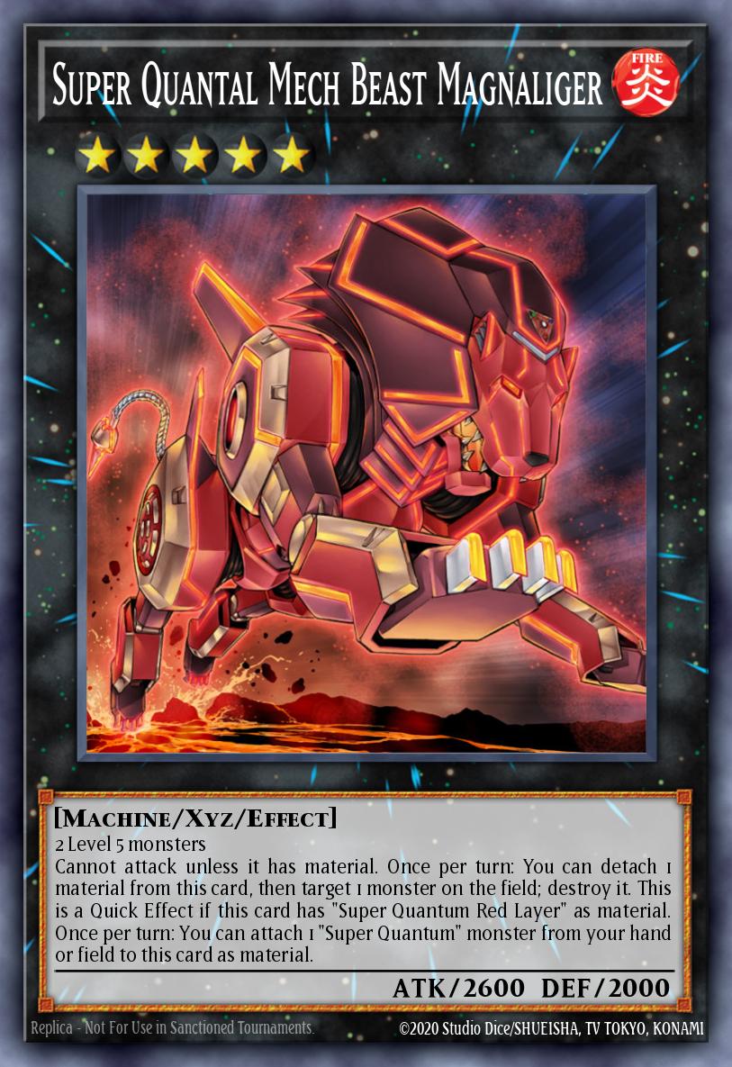 Super Quantal Mech Beast Magnaliger Yu-Gi-Oh card