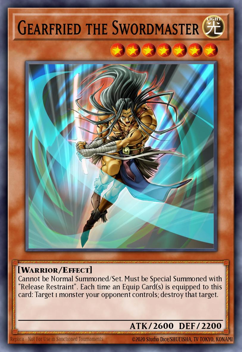 Gearfried the Swordmaster Yu-Gi-Oh card
