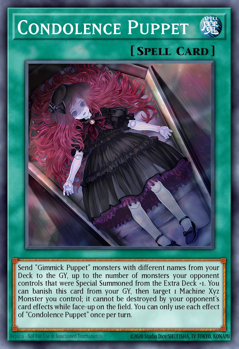 Condolence Puppet Yu-Gi-Oh card
