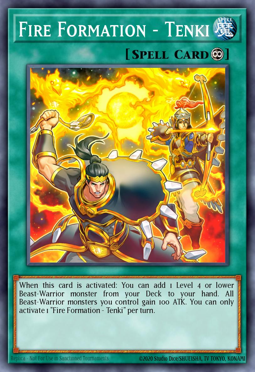 Fire Formation - Tenki Yu-Gi-Oh card