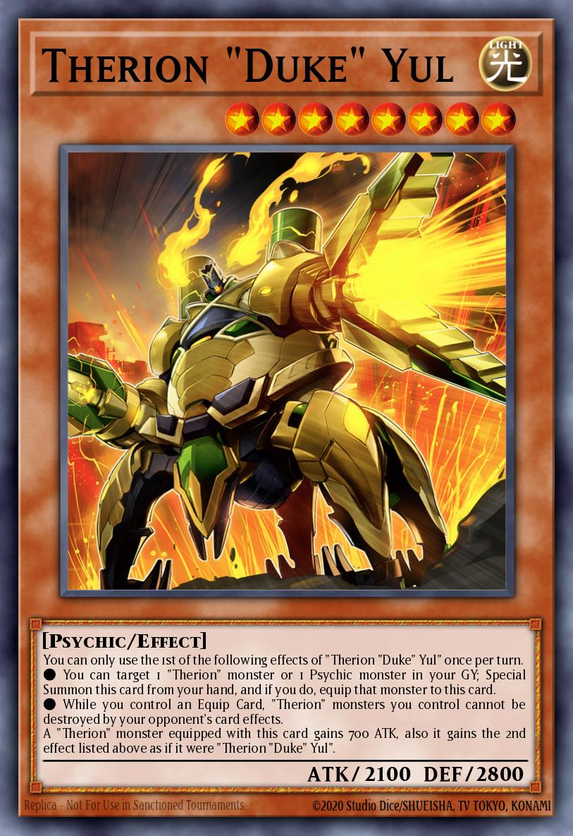 Therion "Duke" Yul Yu-Gi-Oh card