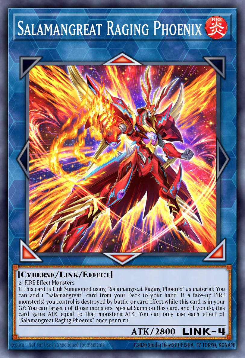 Salamangreat Raging Phoenix Yu-Gi-Oh card