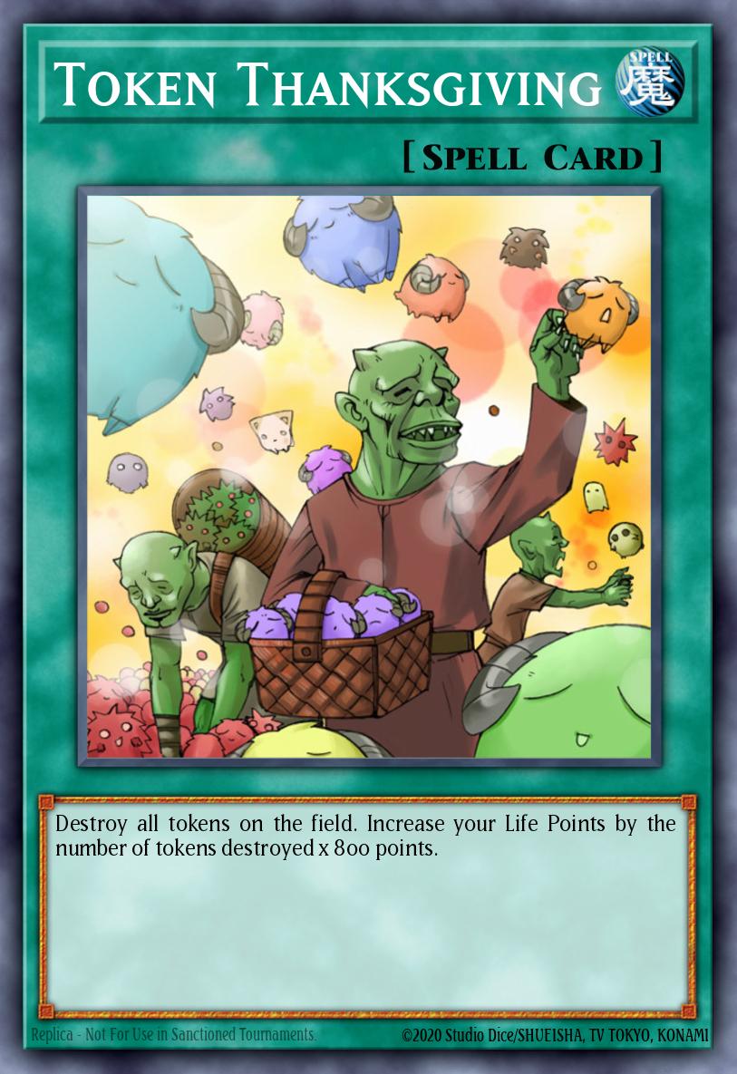 Token Thanksgiving Yu-Gi-Oh card