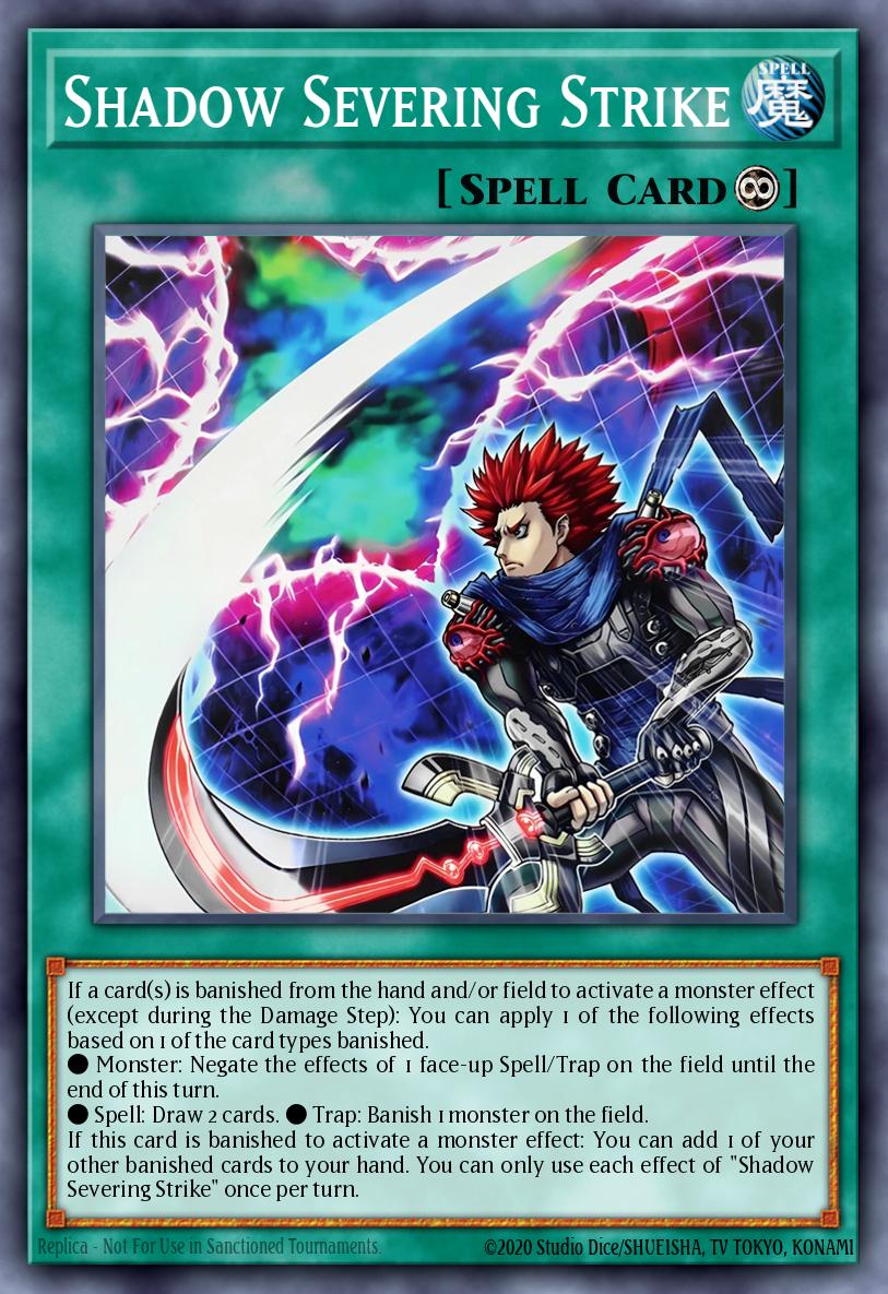Shadow Severing Strike Yu-Gi-Oh card