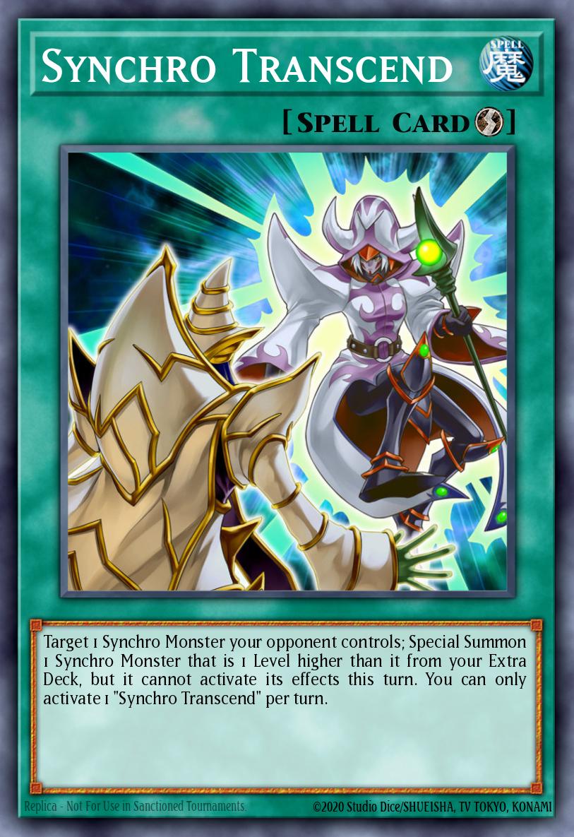Synchro Transcend Yu-Gi-Oh card