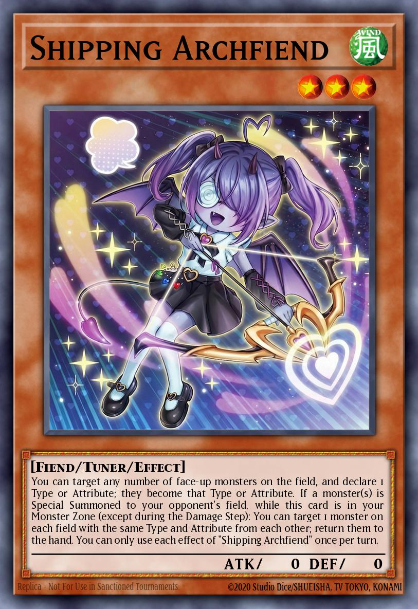 Shipping Archfiend Yu-Gi-Oh card