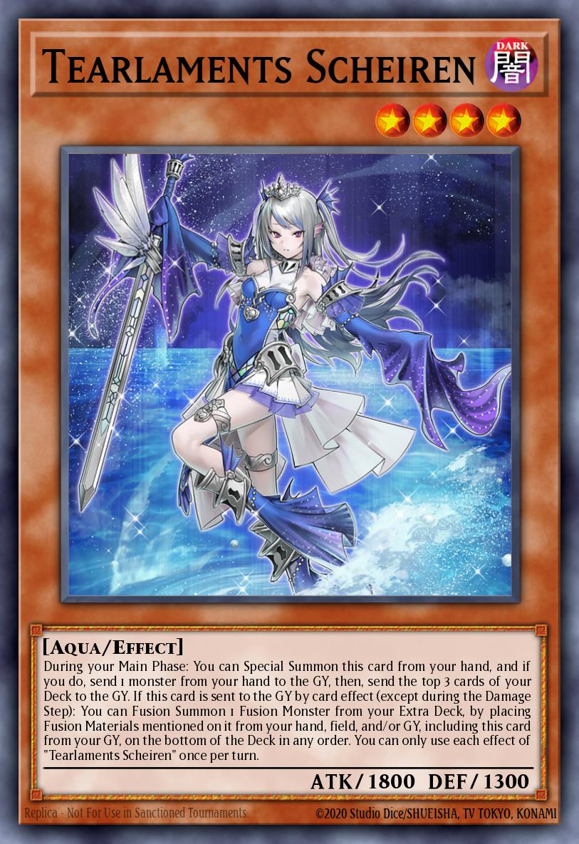 Tearlaments Scheiren Yu-Gi-Oh card