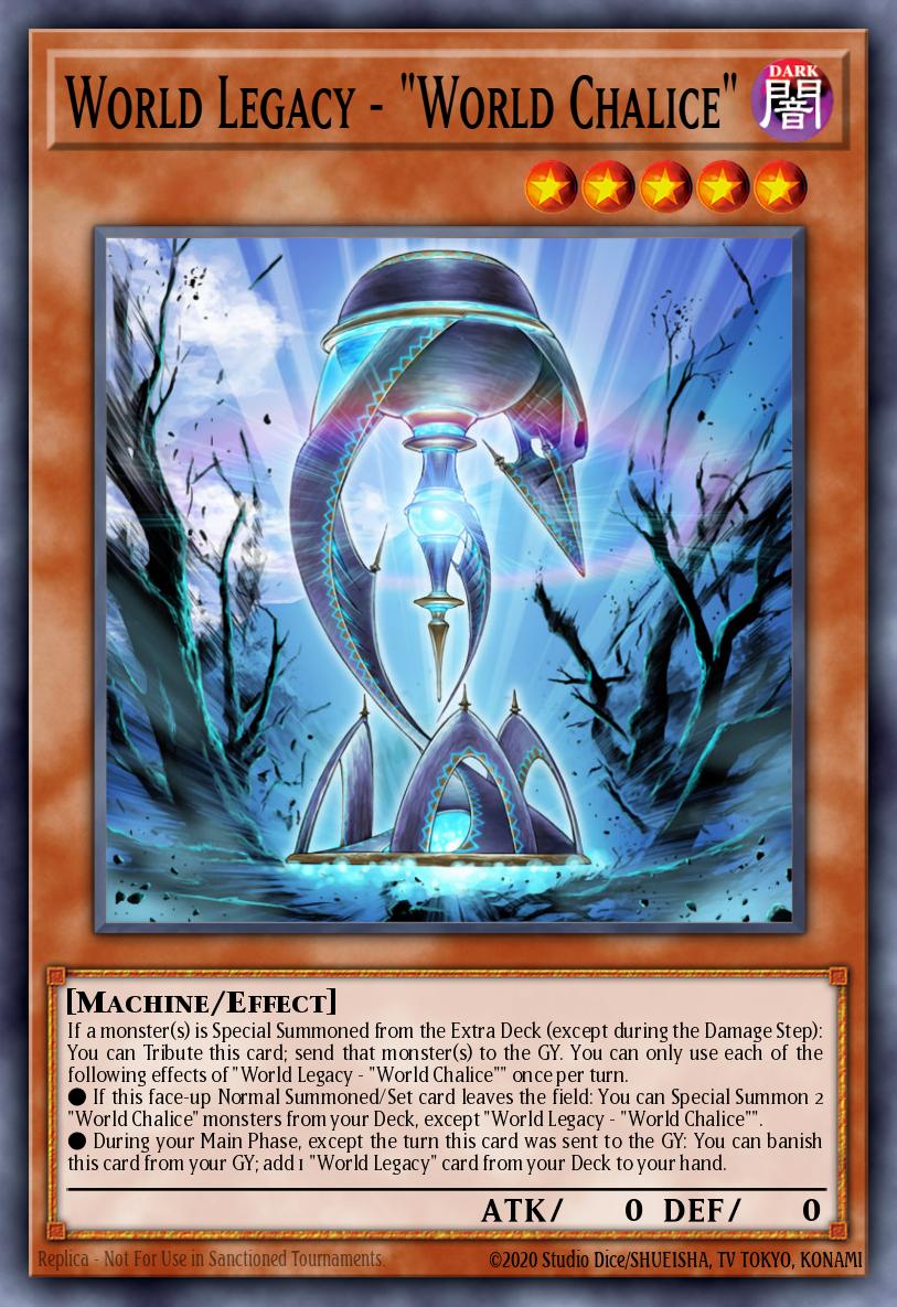 World Legacy - "World Chalice" Yu-Gi-Oh card