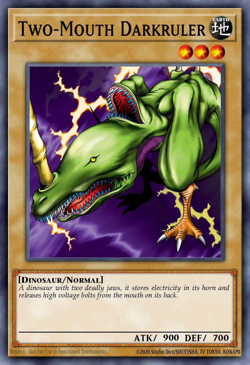 Two-Mouth Darkruler Yu-Gi-Oh card