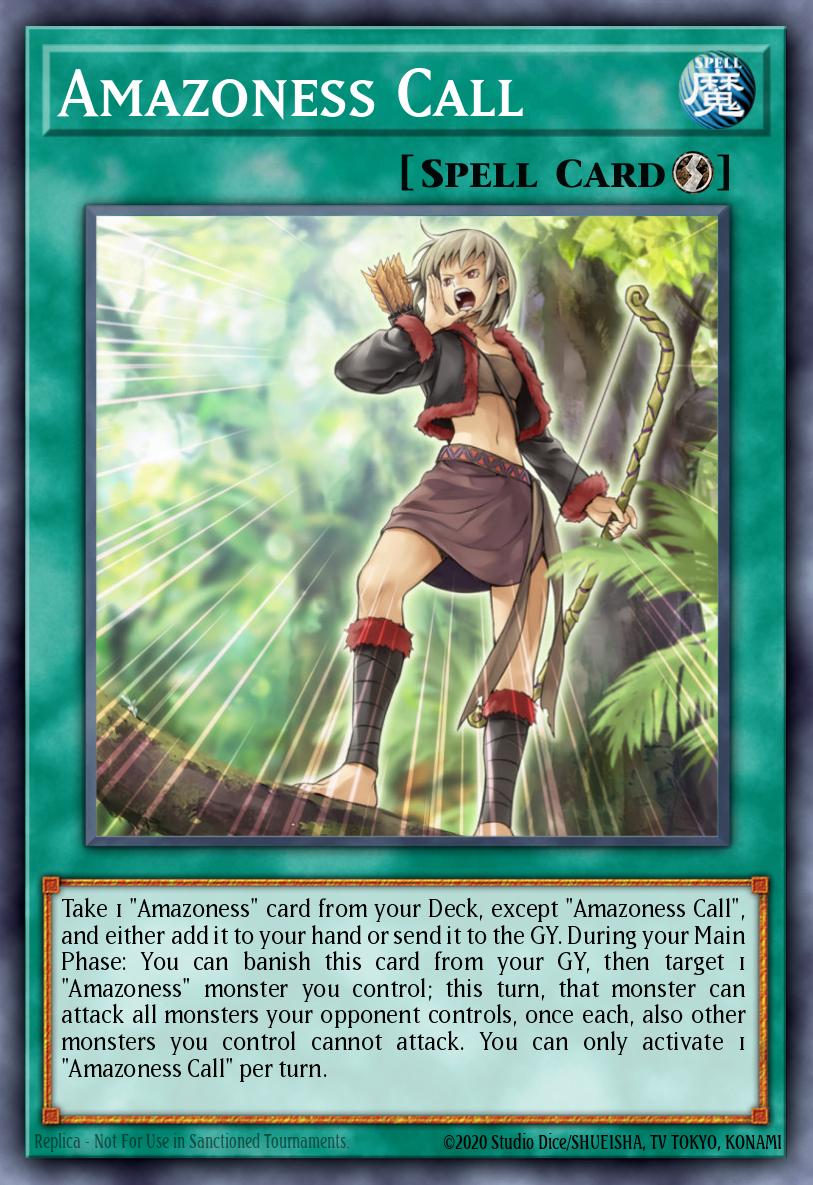 Amazoness Call Yu-Gi-Oh card