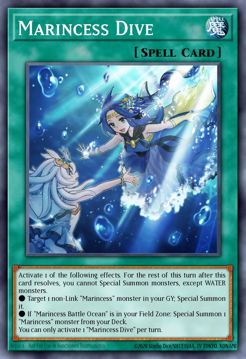 Marincess Dive Yu-Gi-Oh card