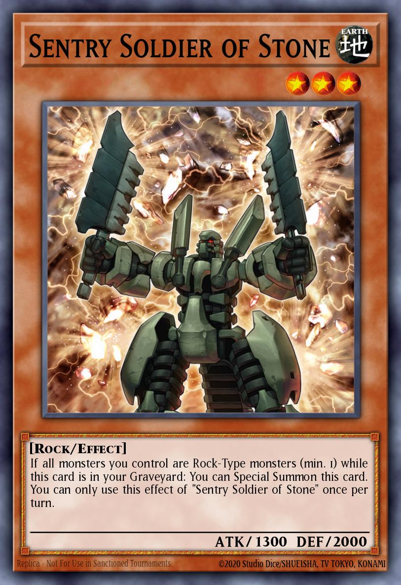 Sentry Soldier of Stone Yu-Gi-Oh card