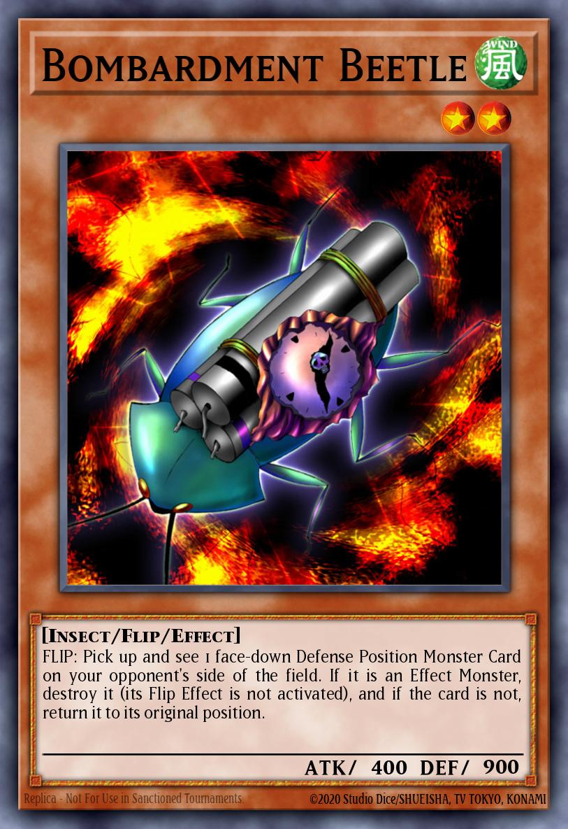 Bombardment Beetle Yu-Gi-Oh card
