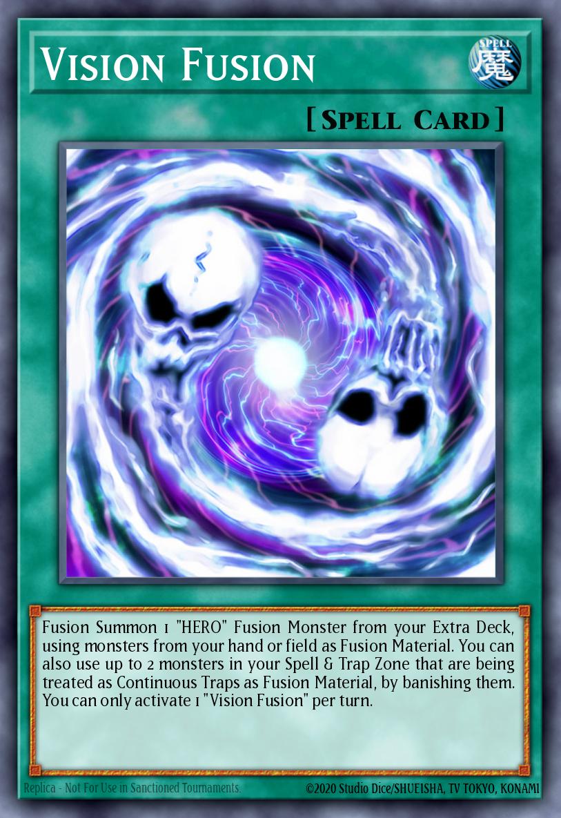 Vision Fusion Yu-Gi-Oh card