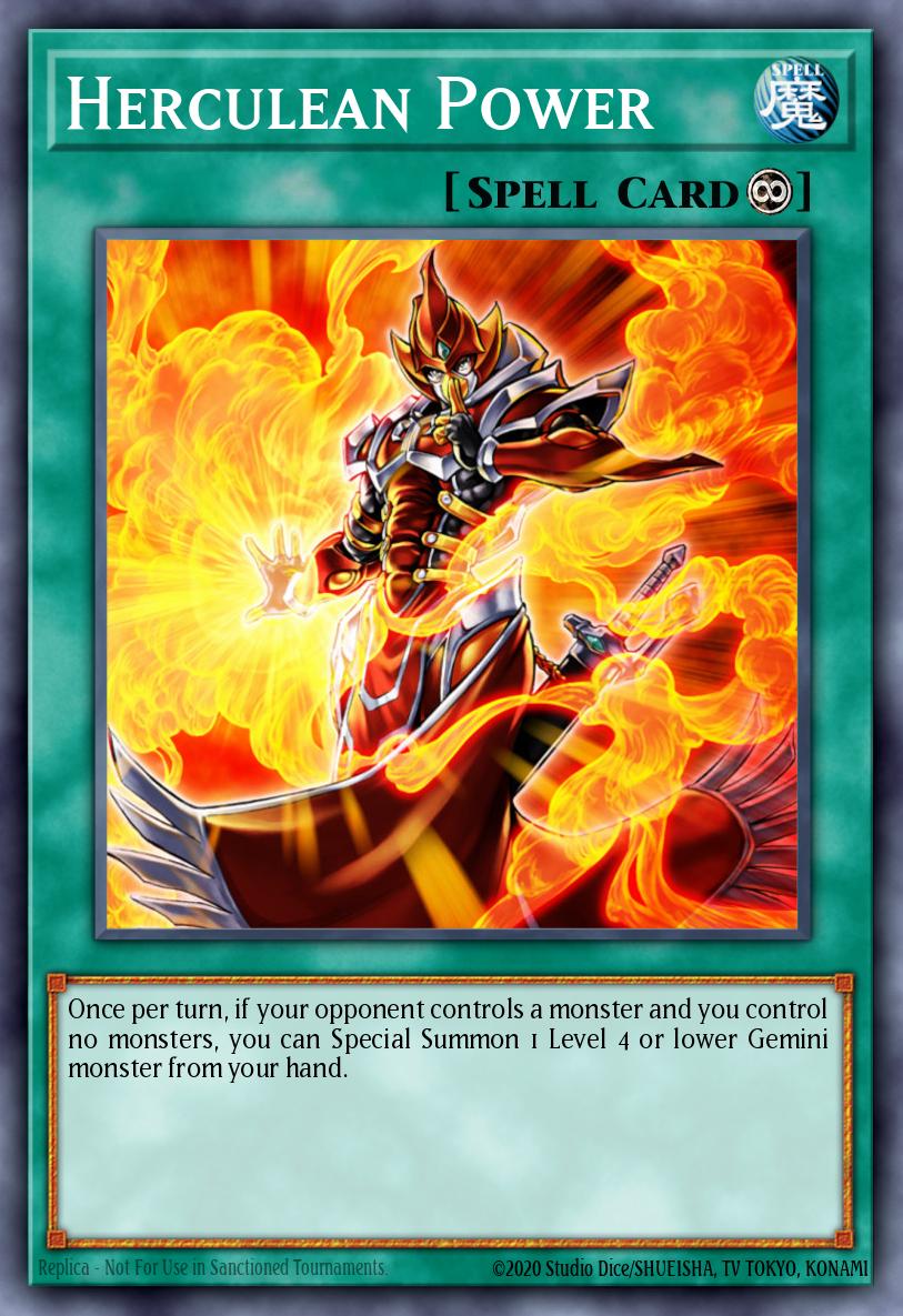 Herculean Power Yu-Gi-Oh card
