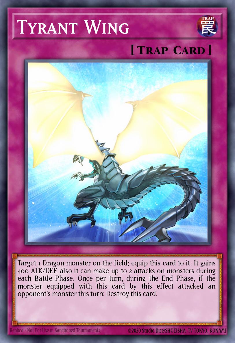 Tyrant Wing Yu-Gi-Oh card