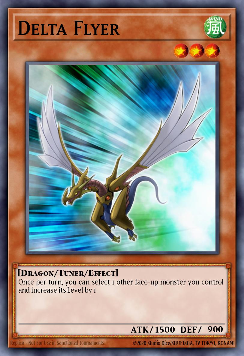 Delta Flyer Yu-Gi-Oh card