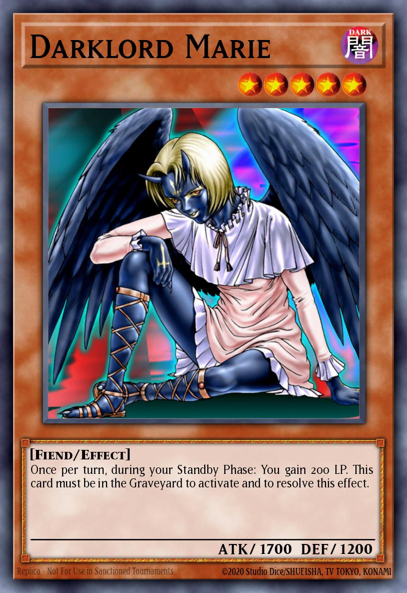 Darklord Marie Yu-Gi-Oh card