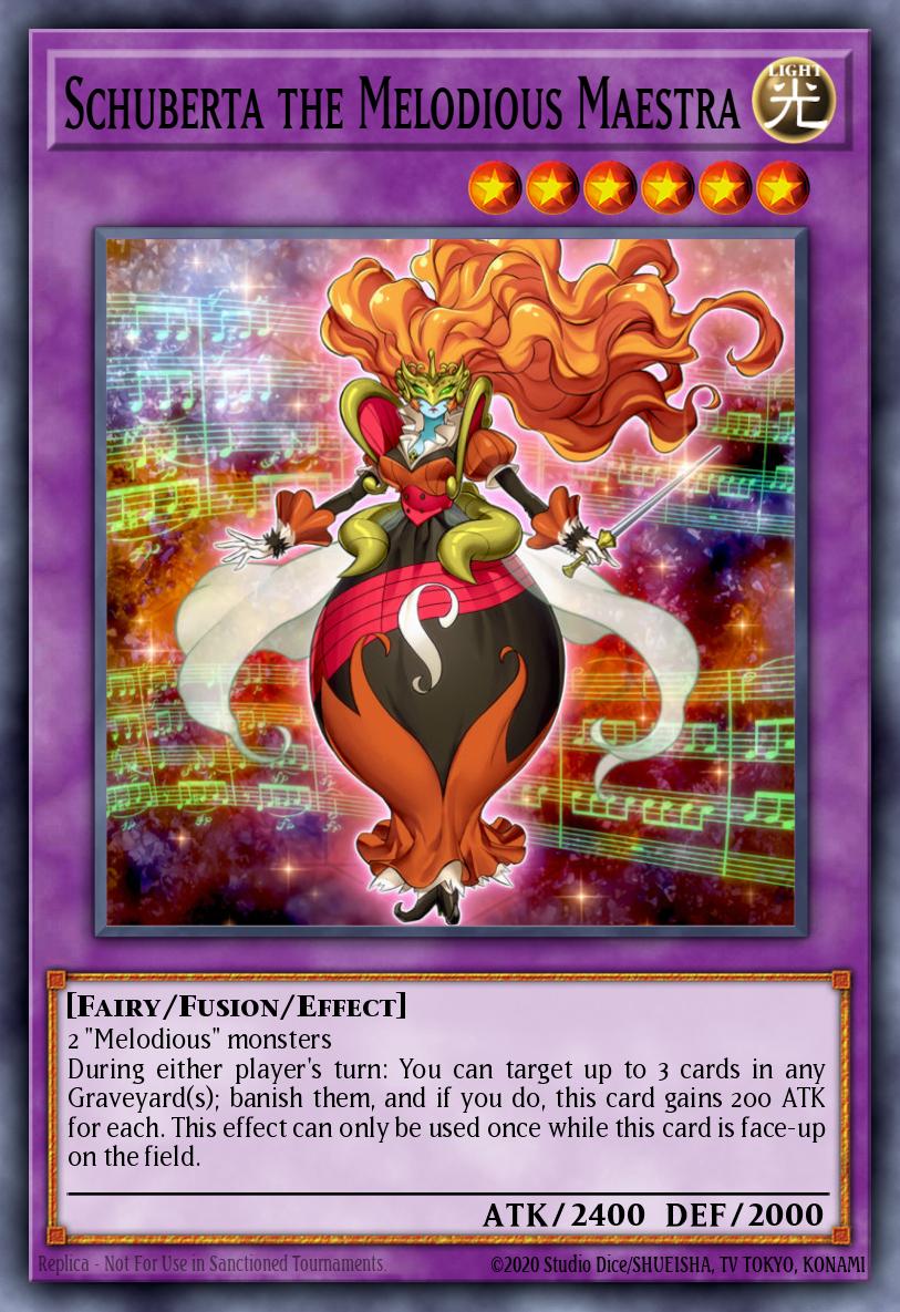 Schuberta the Melodious Maestra Yu-Gi-Oh card