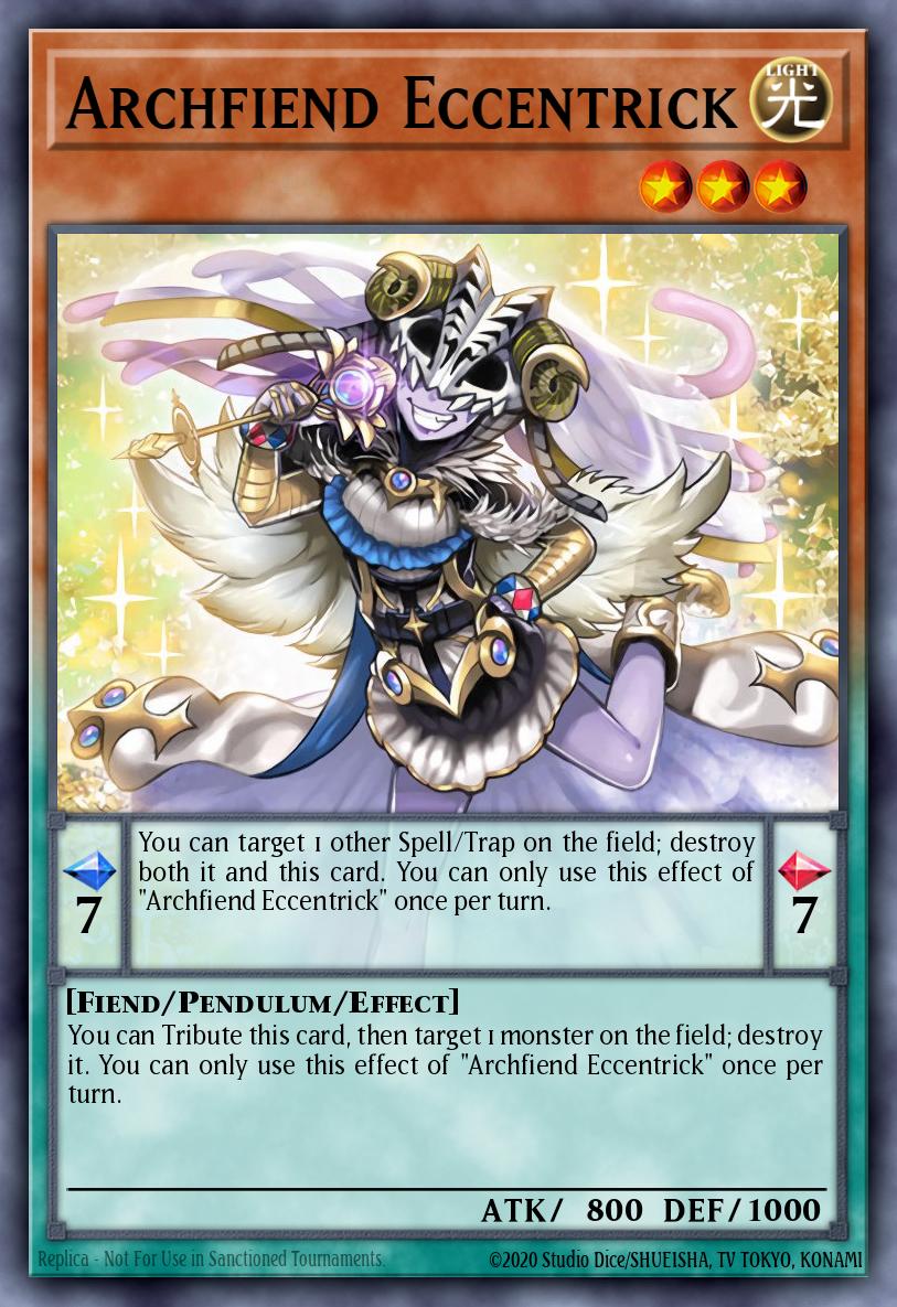Archfiend Eccentrick Yu-Gi-Oh card