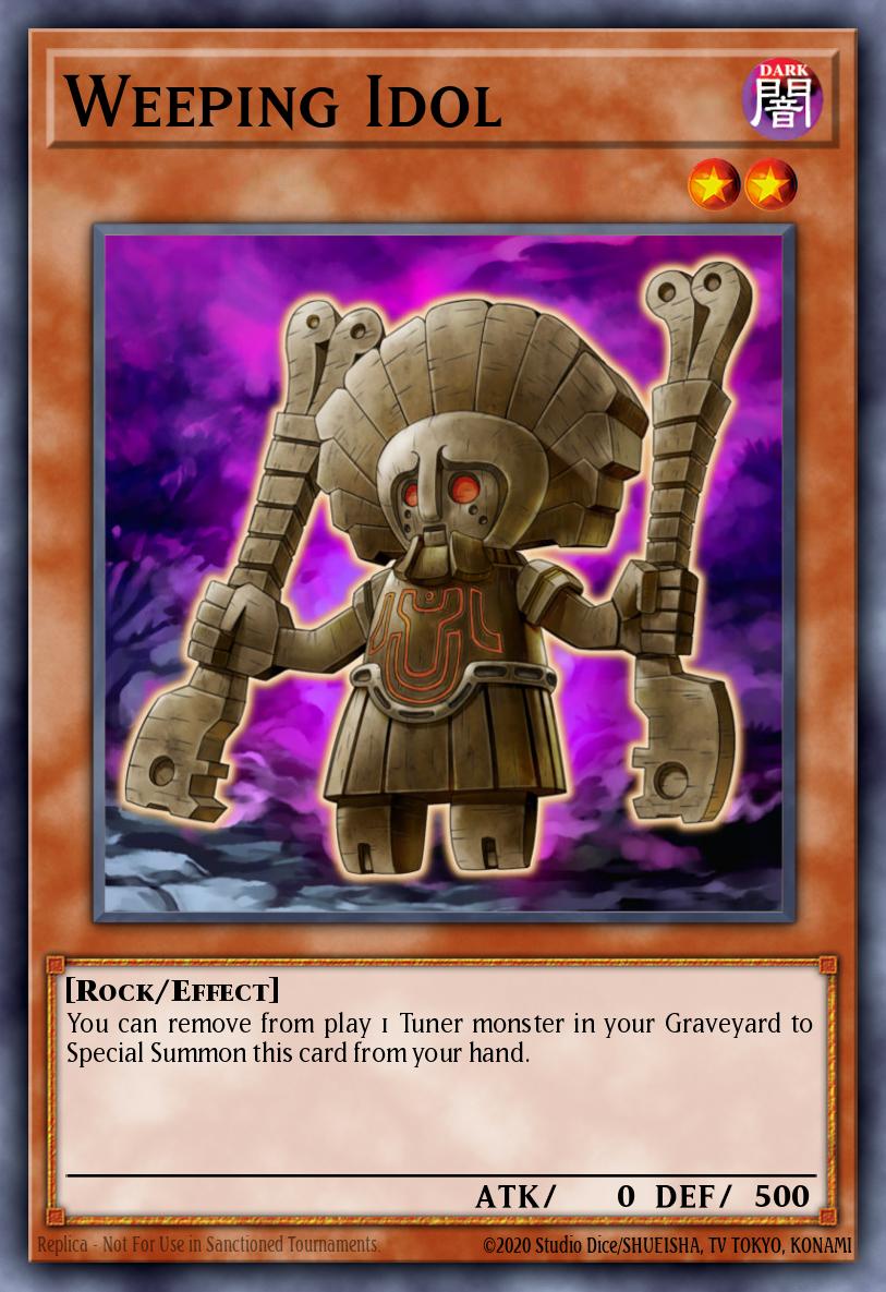 Weeping Idol Yu-Gi-Oh card