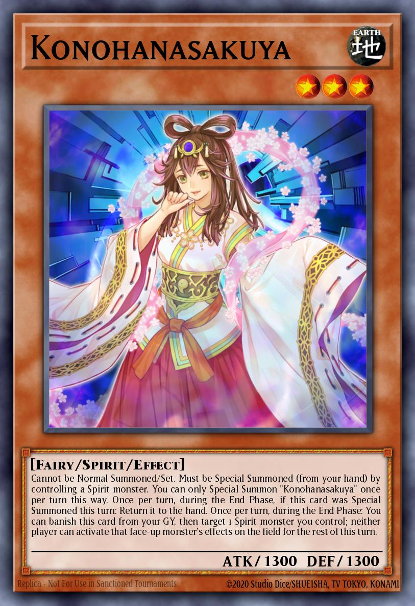 Konohanasakuya Yu-Gi-Oh card
