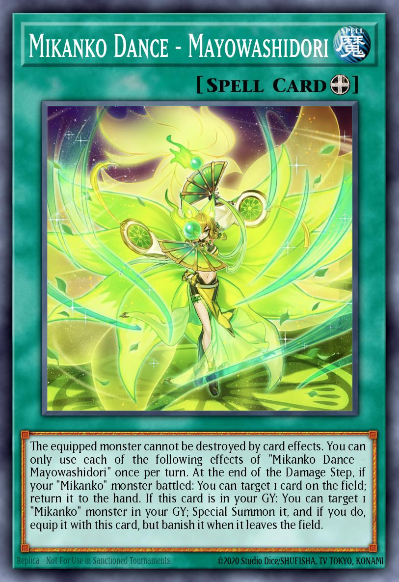 Mikanko Dance - Mayowashidori Yu-Gi-Oh card