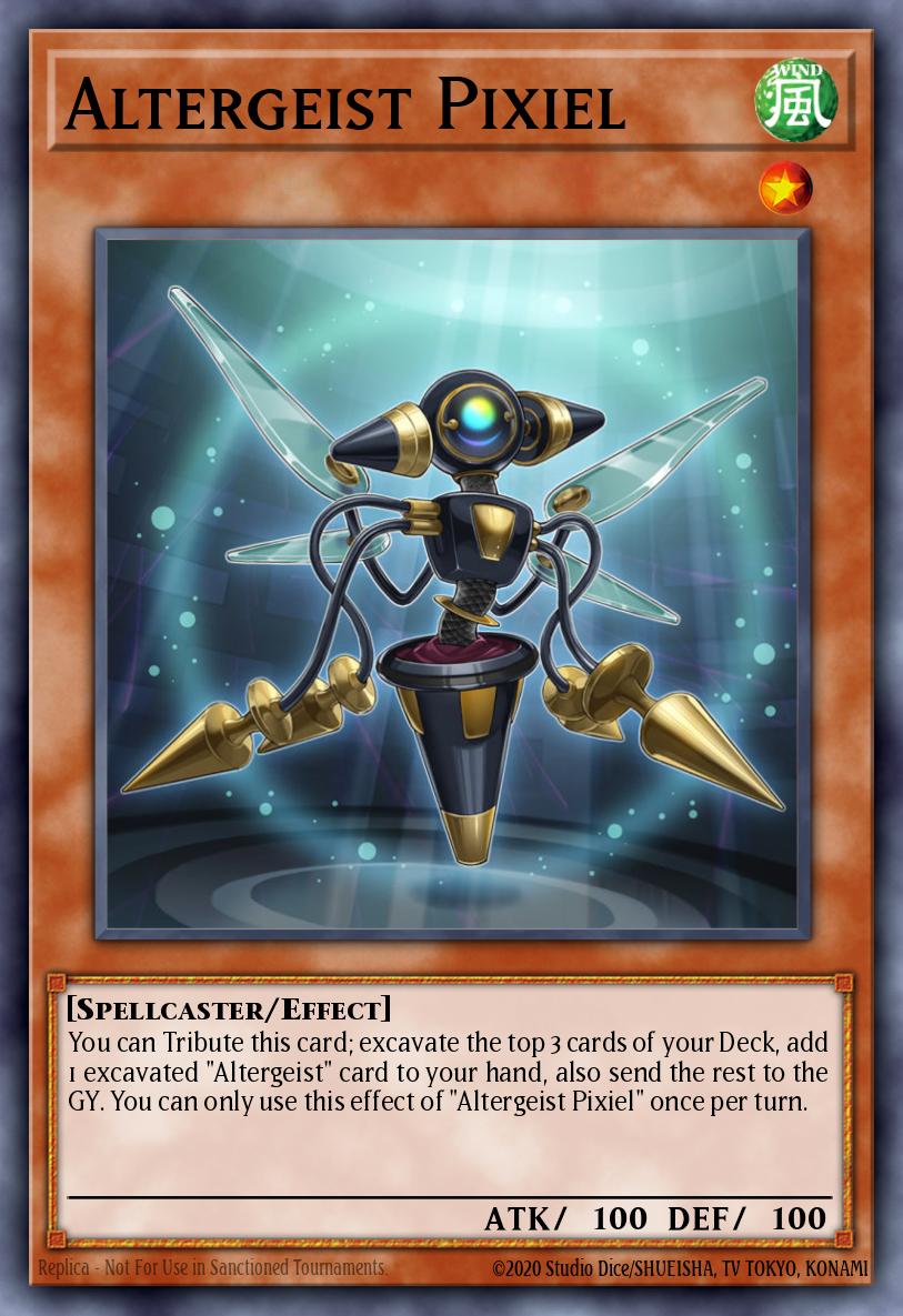Altergeist Pixiel Yu-Gi-Oh card