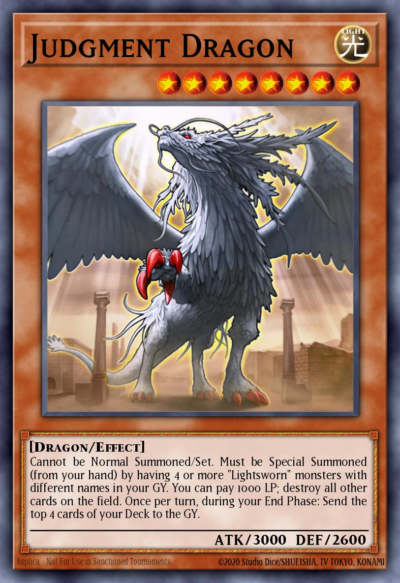 Judgment Dragon Yu-Gi-Oh card