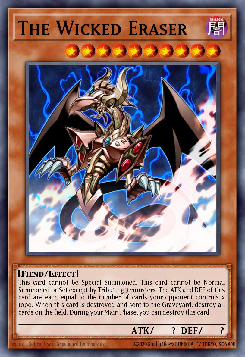The Wicked Eraser Yu-Gi-Oh card