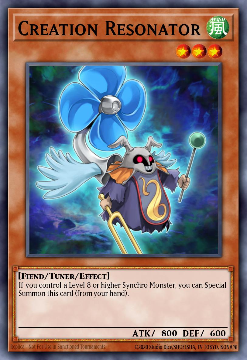 Creation Resonator Yu-Gi-Oh card