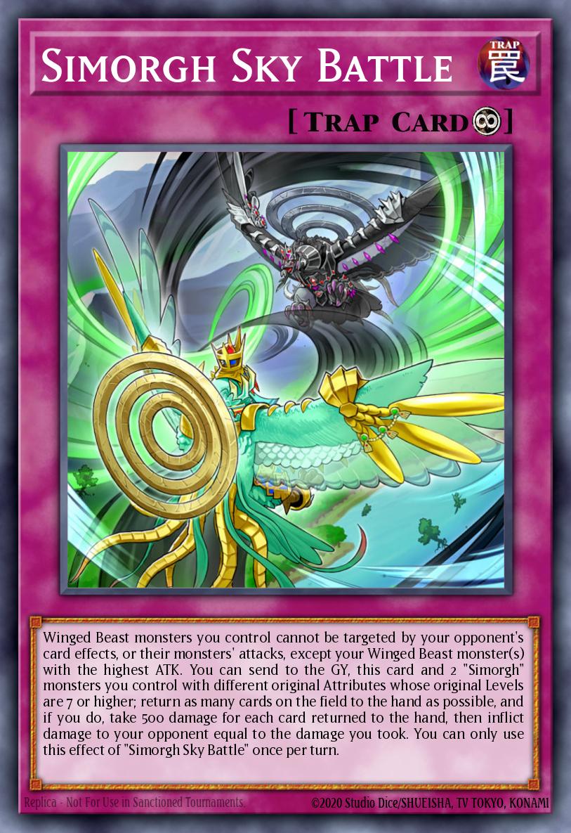 Simorgh Sky Battle Yu-Gi-Oh card