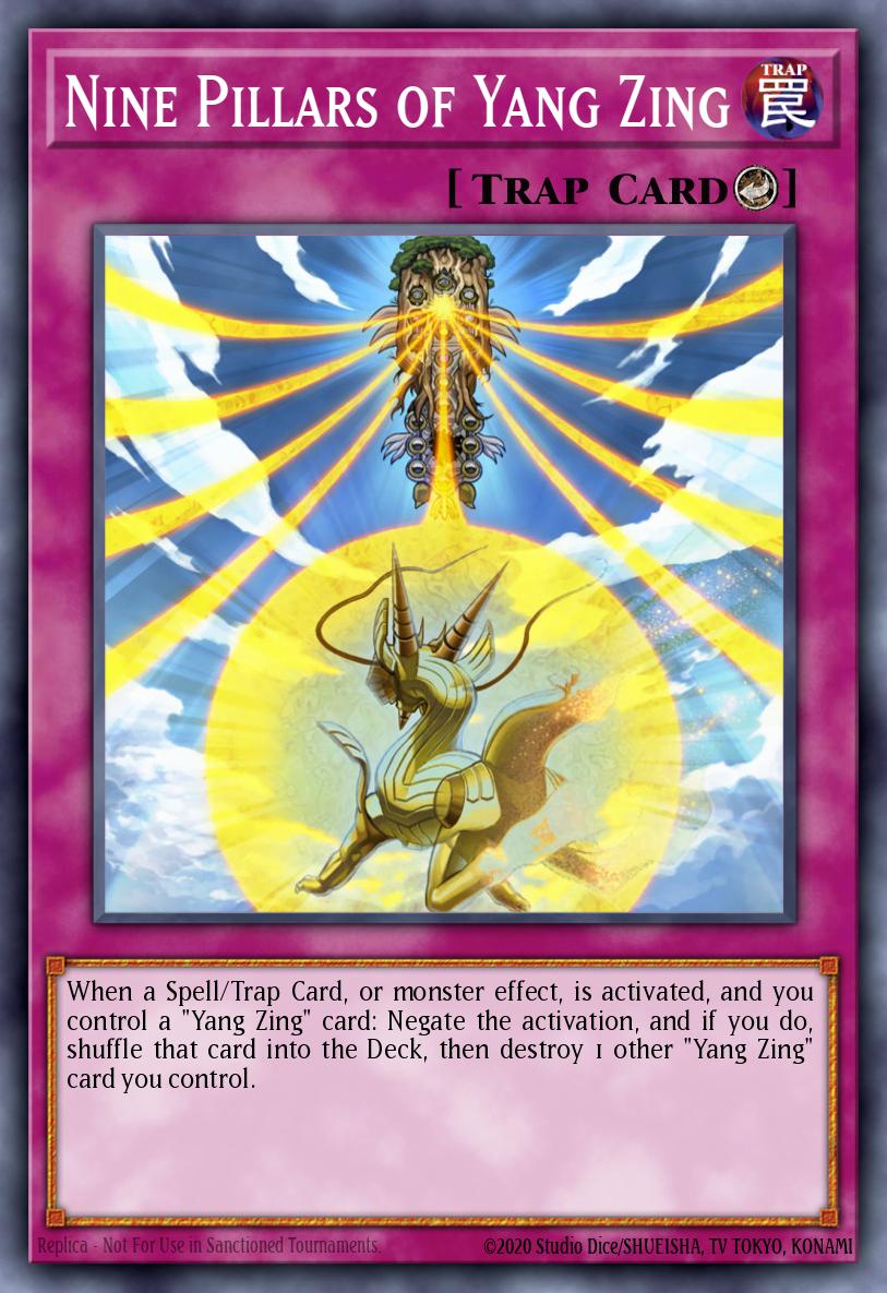 Nine Pillars of Yang Zing Yu-Gi-Oh card