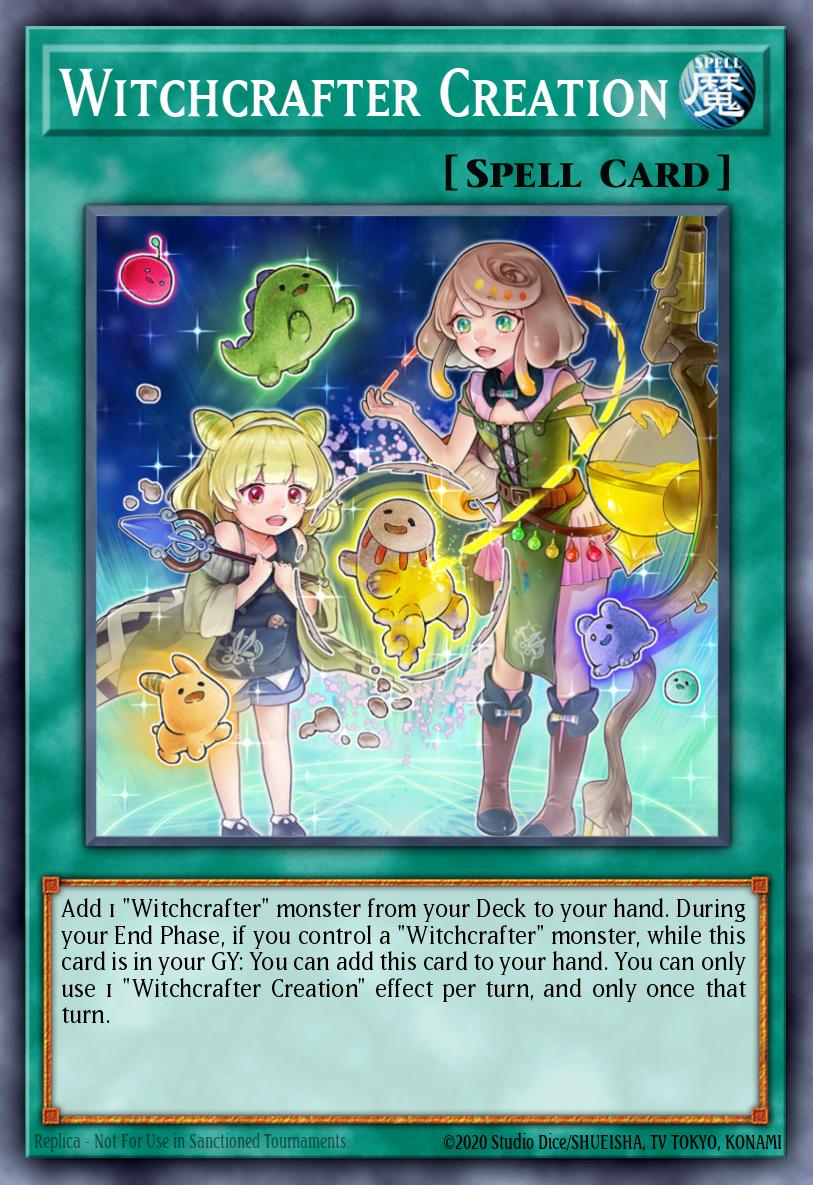 Witchcrafter Creation Yu-Gi-Oh card