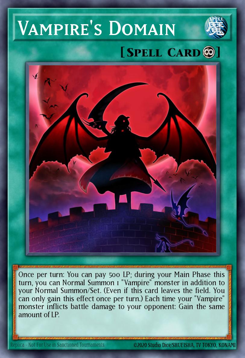 Vampire's Domain Yu-Gi-Oh card