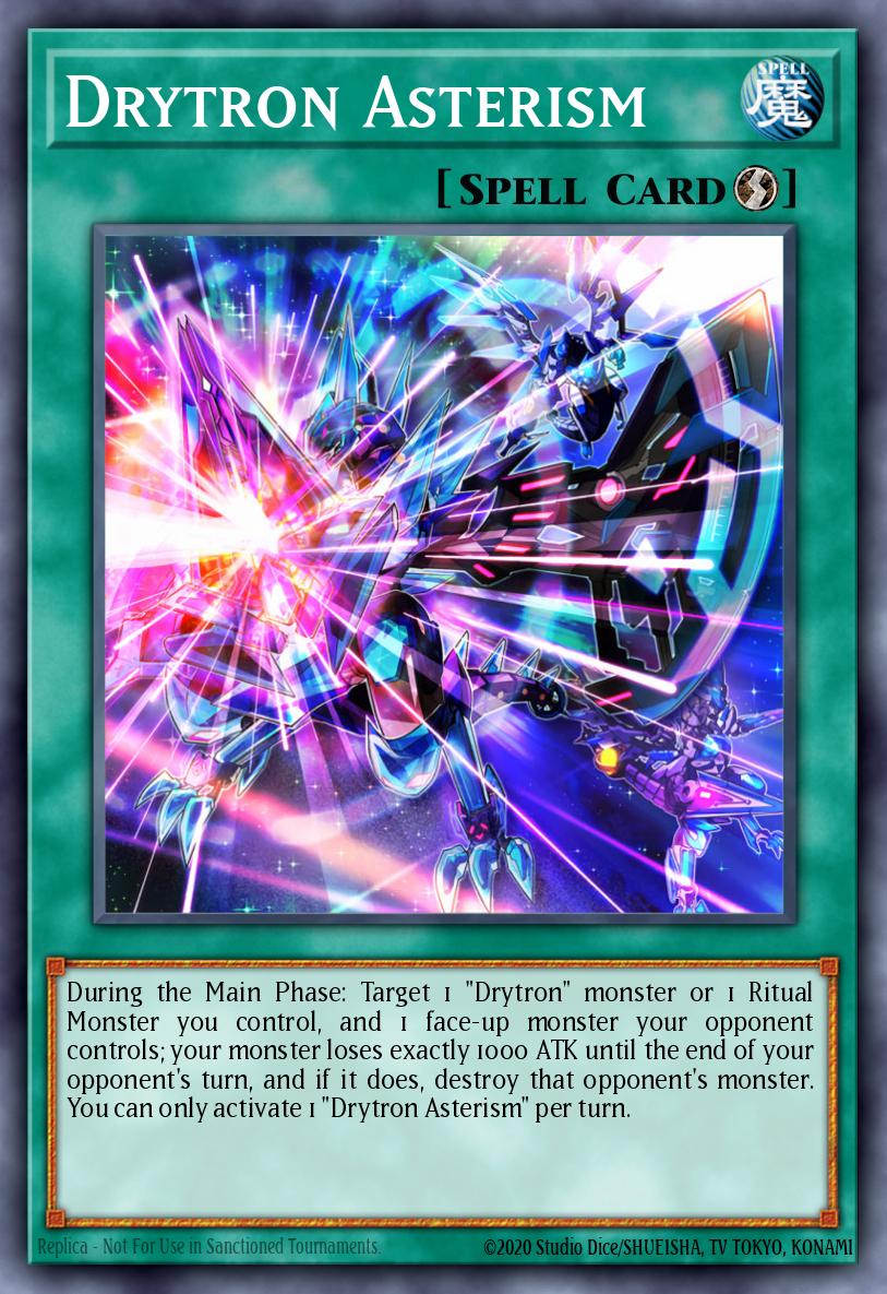Drytron Asterism Yu-Gi-Oh card