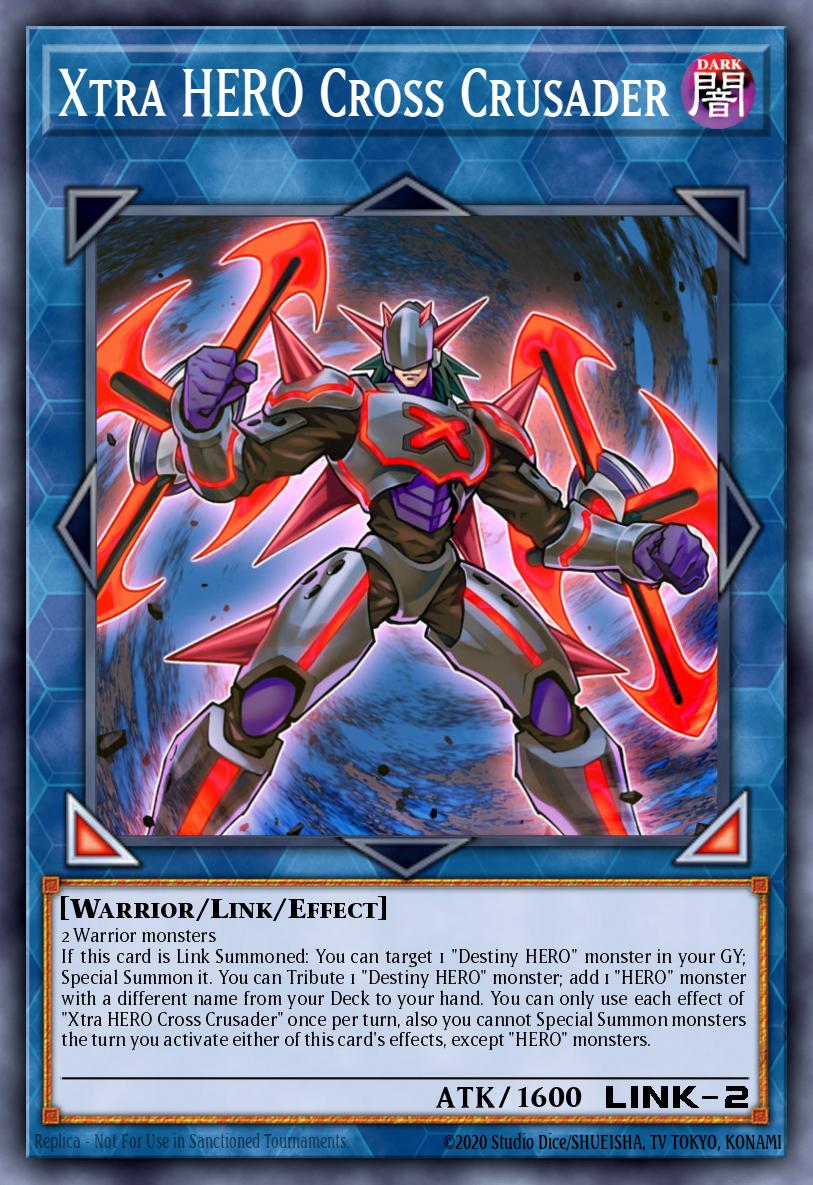 Xtra HERO Cross Crusader Yu-Gi-Oh card