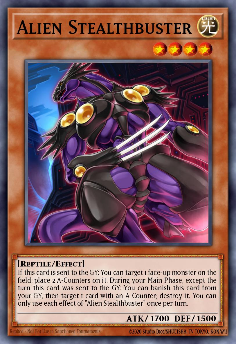 Alien Stealthbuster Yu-Gi-Oh card