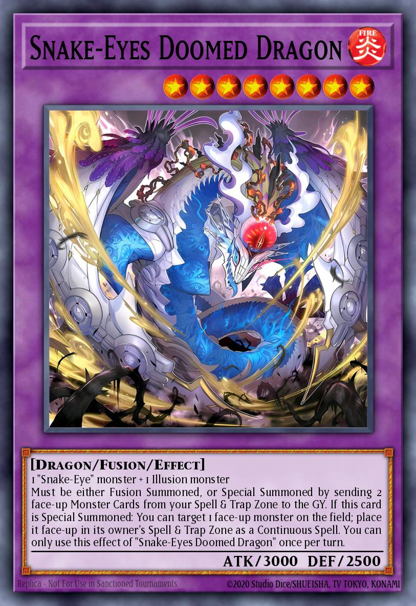 Snake-Eyes Doomed Dragon Yu-Gi-Oh card