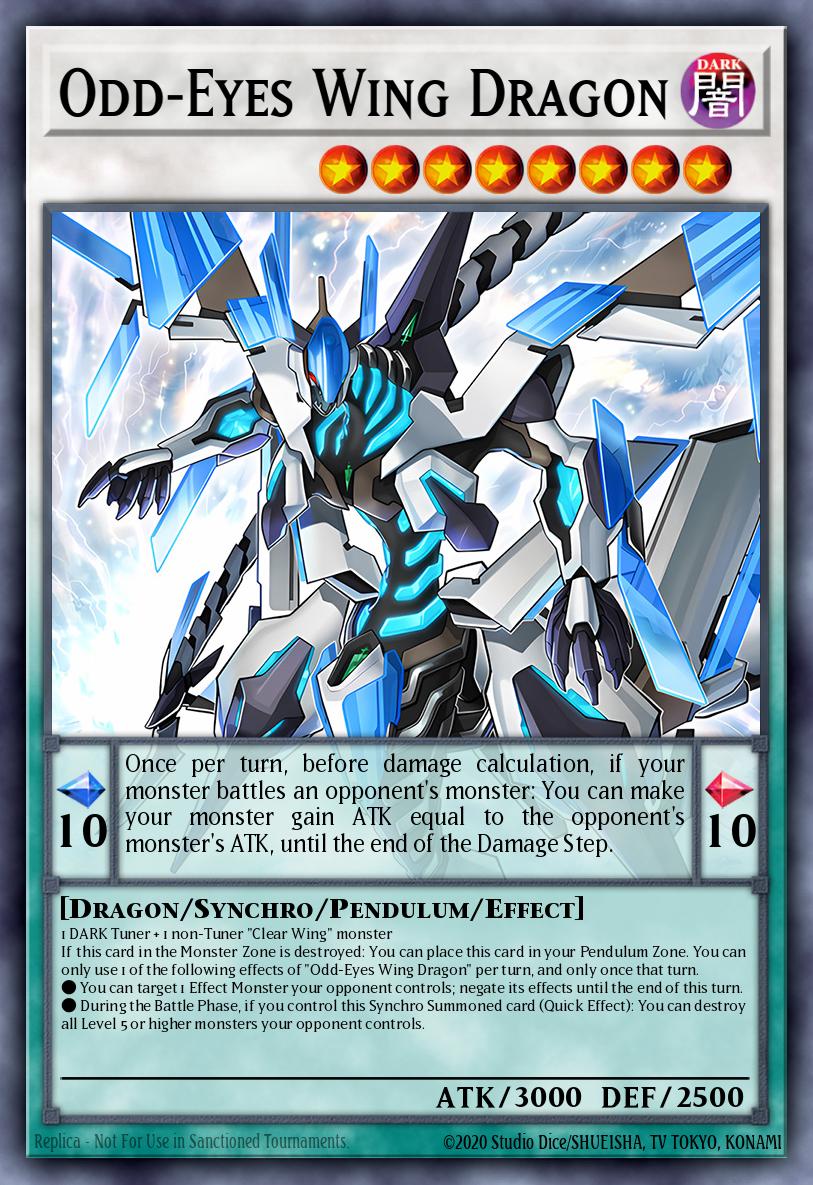 Odd-Eyes Wing Dragon Yu-Gi-Oh card