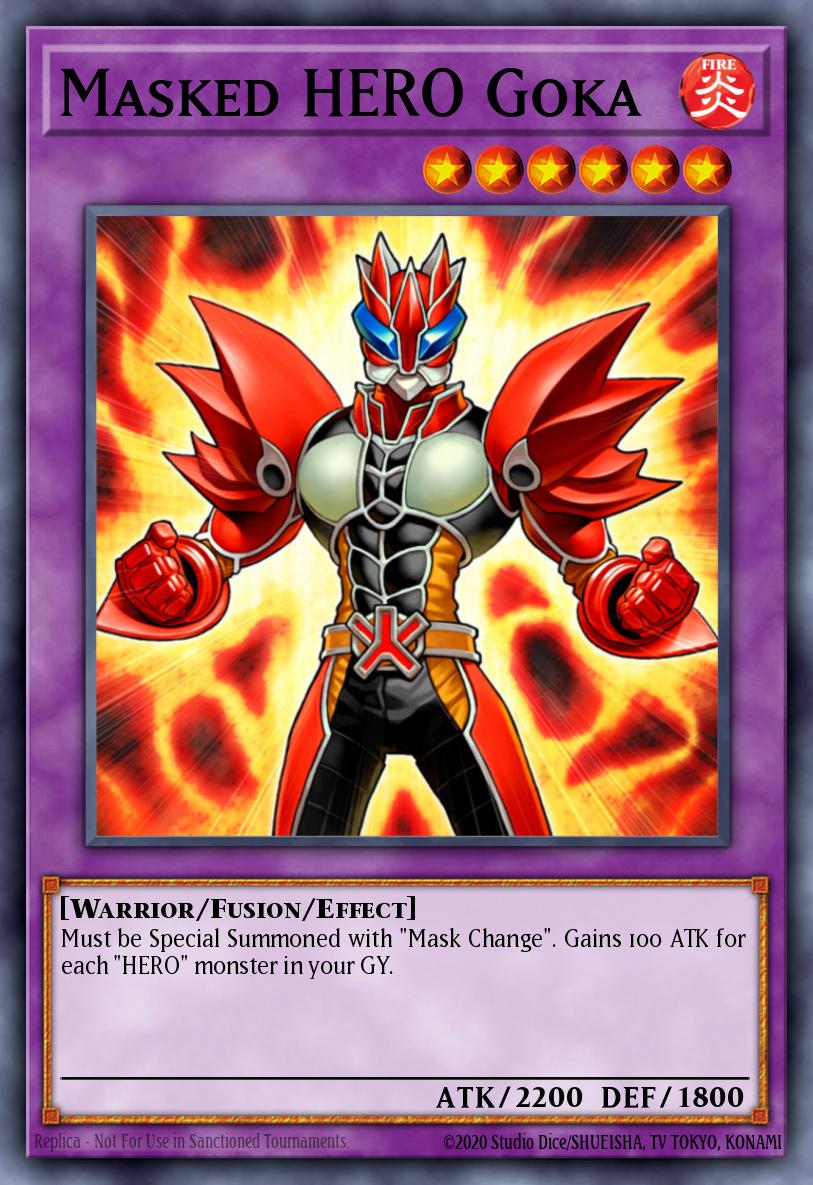 Masked HERO Goka Yu-Gi-Oh card