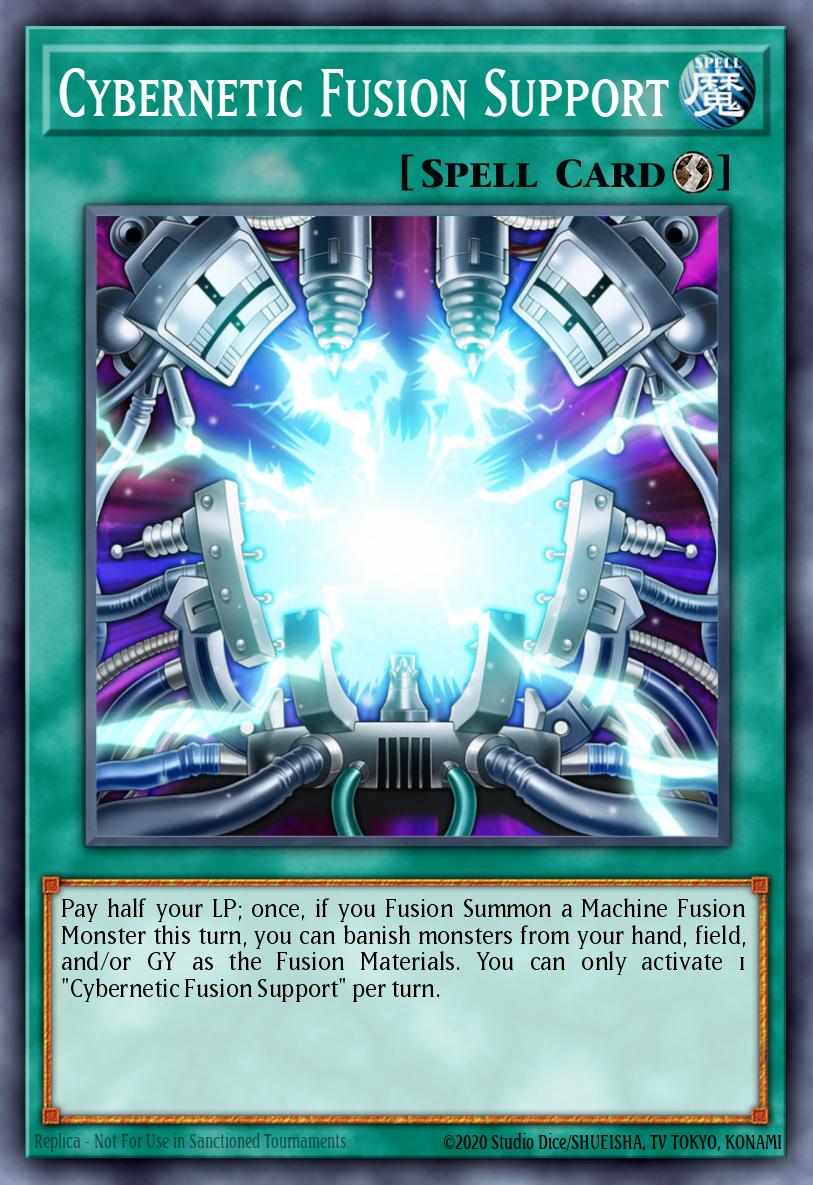 Cybernetic Fusion Support Yu-Gi-Oh card