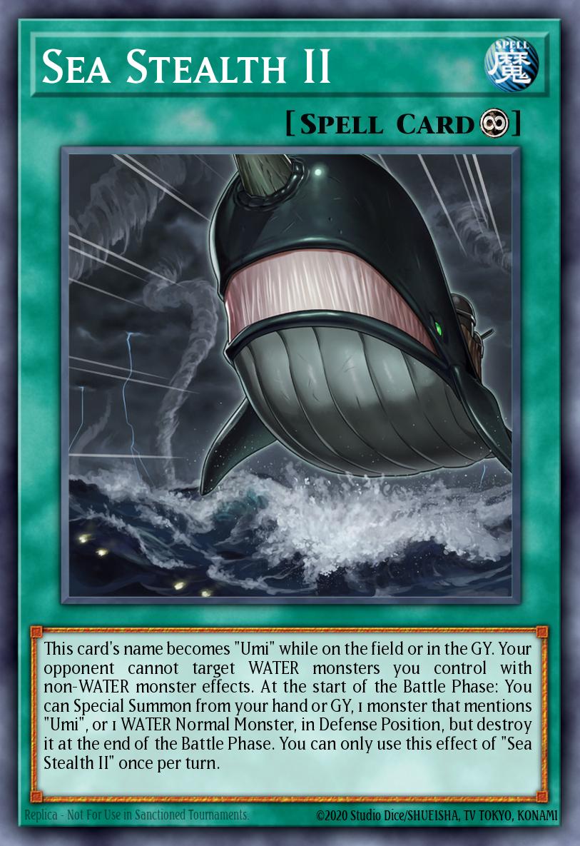 Sea Stealth II Yu-Gi-Oh card