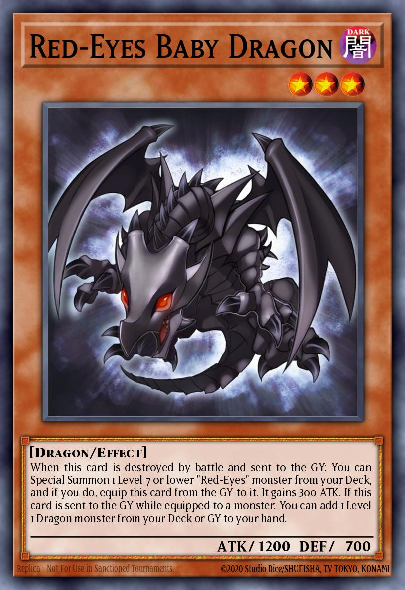 Red-Eyes Baby Dragon Yu-Gi-Oh card
