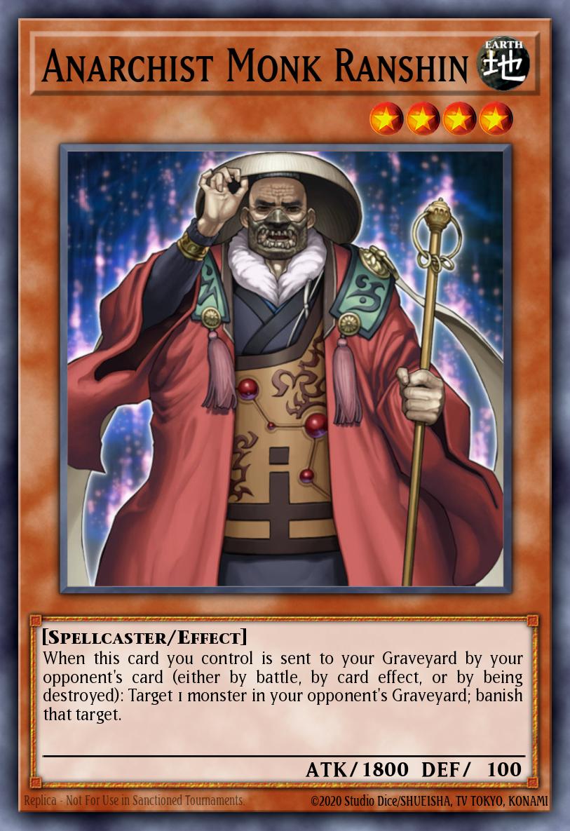 Anarchist Monk Ranshin Yu-Gi-Oh card