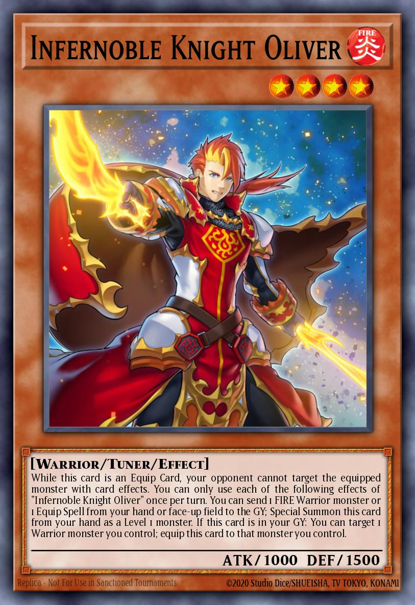 Infernoble Knight Oliver Yu-Gi-Oh card