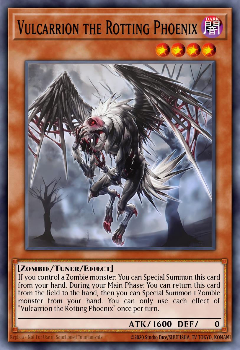 Vulcarrion the Rotting Phoenix Yu-Gi-Oh card