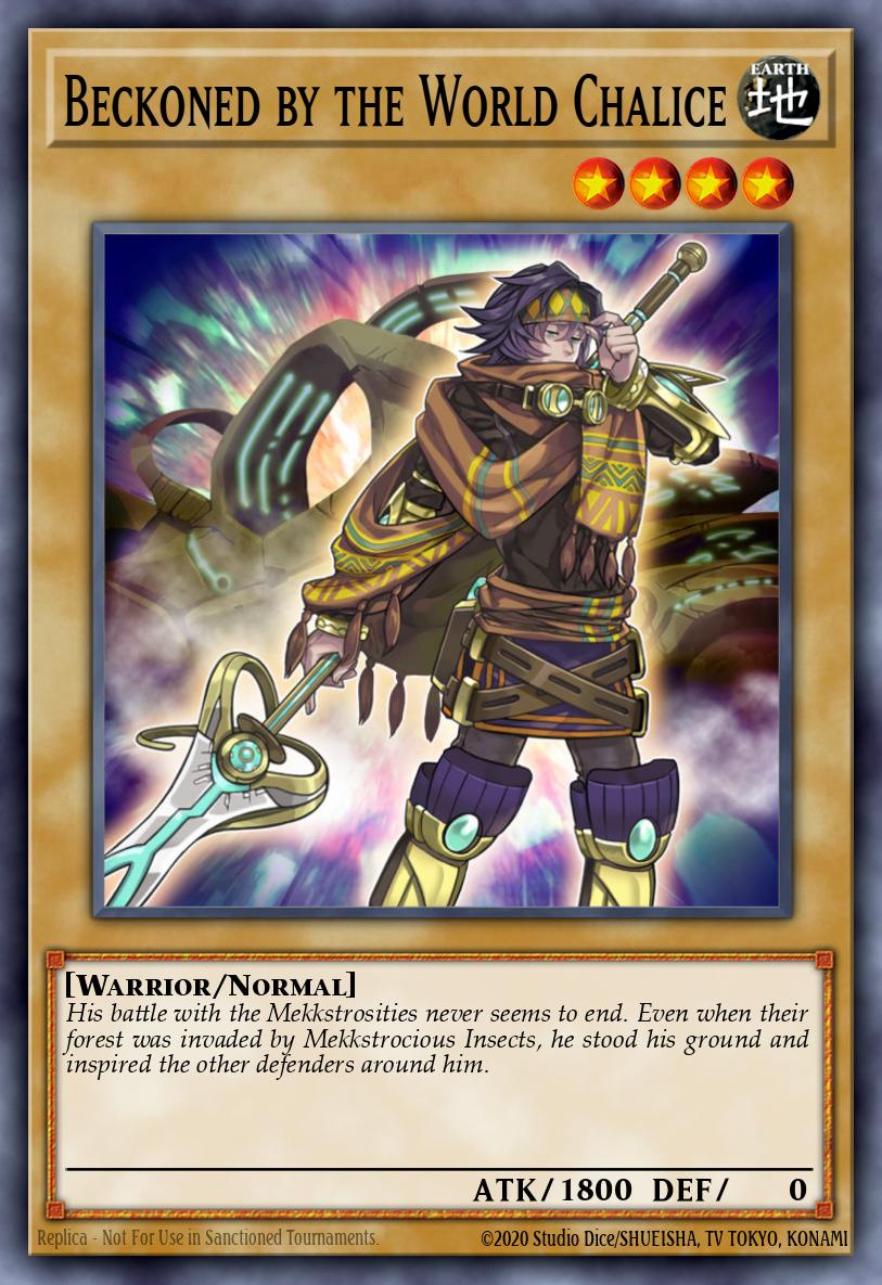 Beckoned by the World Chalice Yu-Gi-Oh card